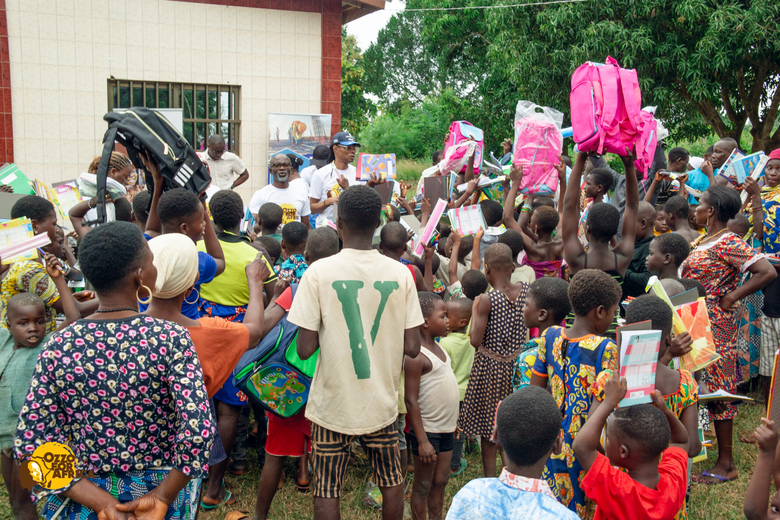 Sourires des bénéficiaires